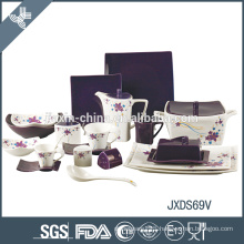 Latest popular design acid-resistant ceramics wholesale dinner set